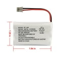 thumbnail image 2 of Kastar 2-Pack Battery Ni-MH 3.6V 800mAh Replacement for Uniden EXT1460 EXT1465 NCP1154 T4Series T400Series TCX800 TCX805 TCX860 TCX905 TCX930 TRU12803 TRU238 TRU446 TRU446-2 TRU4462 TRU4465, 2 of 4