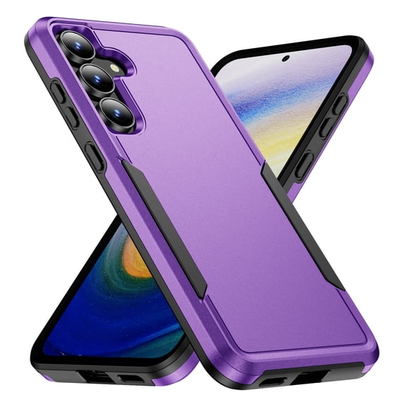 Rugged Case for Samsung Galaxy S26 FE, Shockproof Hybird Protective Cover,
Purple Black