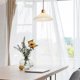 thumbnail image 1 of Nordic Pleated Bedside Chandelier Household Bedroom Dining Room Table Pendant Lamp Modern Lighting Fixtures,31cm, 1 of 5