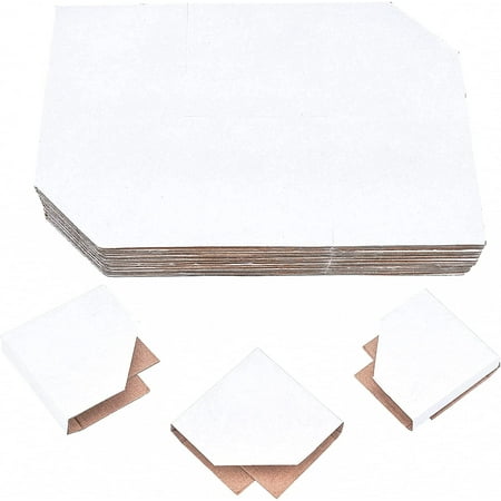 50pcs Cardboard Frame Corner Guard Protectors for Art Paintings Picture Frames Photos Paper Stacks( 5.1 x 5.1 inches)