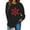 Black, variant on Cadancy Holiday Tops for Women Christmas Snowflake Crew Neck Long Sleeve Pullover Sweatshirts Festival Holiday Winter Funny Shirts Casual Loose Xmas Outfits 2025