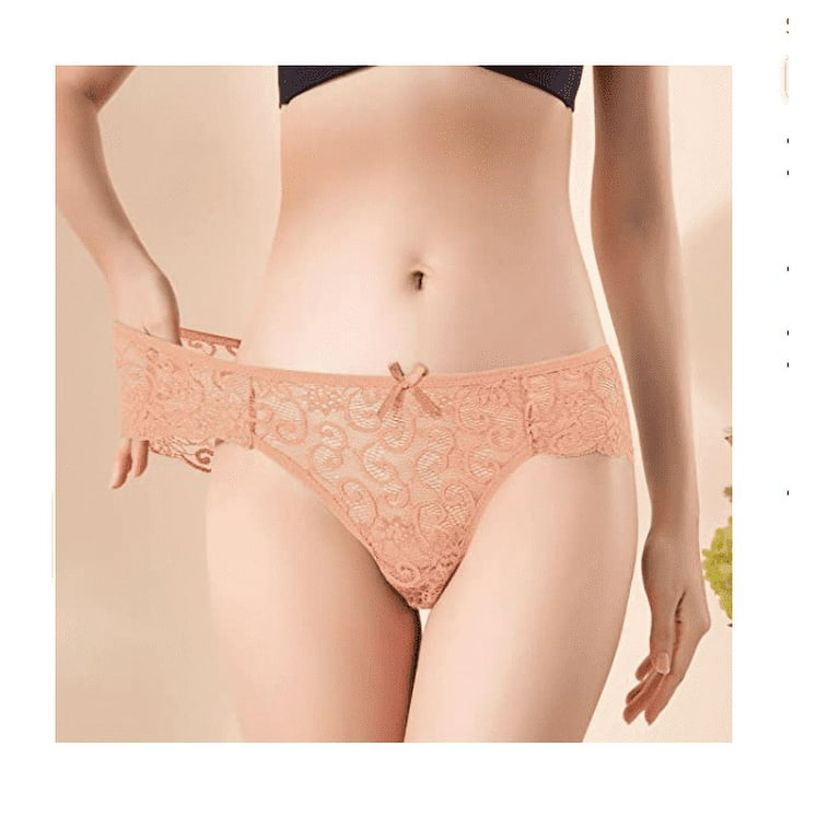 TEXIWAS 4pcs/lot Lace Panties Women Seamless Ladies Underwear Lace