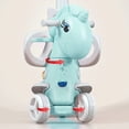 thumbnail image 5 of Luku Toddler Rocking Horse with Sound Button & 4 Wheels - Ideal Ride-On Toy for Boys and Girls, 5 of 7