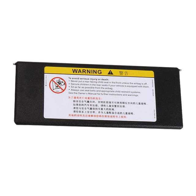 Cubierta de espejo para parasol, 23196443, repuesto práctico, resistente, resistente al desgaste, conveniente, cubierta de espejo de maquillaje Negro