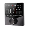 thumbnail image 3 of Smart Thermostat, Knob Design LCD Color Display Temperature Control Panel Digital Thermostat for Sauna Room Underfloor Heating System(Black), 3 of 8