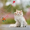 thumbnail image 2 of Christmas Cat Teaser Wand Interactive Toy for Playful Feather Exercise Self Grinding Activity Pet Training Stick, 2 of 4