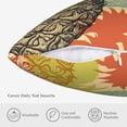 thumbnail image 5 of ZICANCN Colorful Sketch Pineapple Throw Pillow Covers, Bed Couch Sofa Knit Decorative Pillow Covers for Living Room Farmhouse, 16"x16", 5 of 8