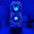 thumbnail image 1 of Luz nocturna LED 3D Moles Worlds que cambian de color para niños, 1 of 1