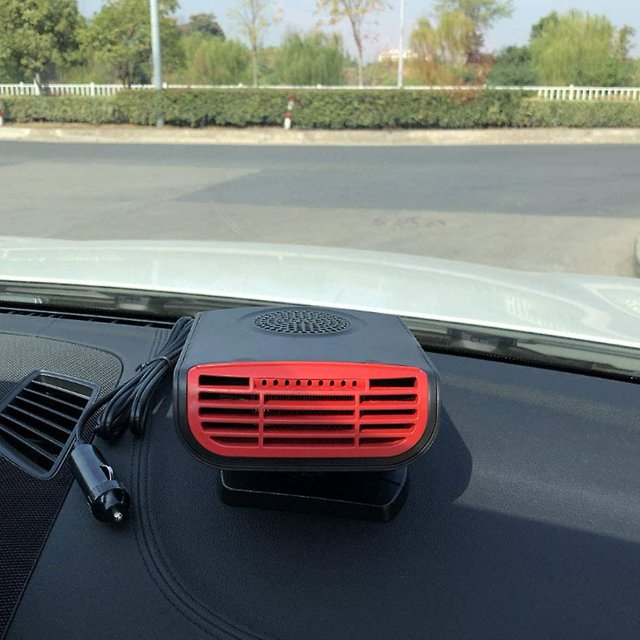 Enchufe electrónico en el ventilador del parabrisas del encendedor de cigarrillos, ventilador de calefacción, para el vehículo del automóvil (1pc) ShuxiuWang 8390614766853