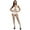 White, variant on TSADFHJI See Through Lingerie Set Plus Size Women Sexy Lingerie Fishnet Bodystocking Underwear Nightwear Chemises Bodysuits One Size Red