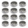 thumbnail image 2 of Plum Fittings Chain Link Fence 2 (1 7/8" OD) Round Dome External Post Caps | Die Cast Aluminum | Chain Link Fence Post Caps (Pack of 12), 2 of 6