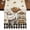 Off-White, variant on Red Kitchen Chef Burlap Cotton Table Runner 18x72 Inches Long, Rustic Baker Cooking White Black Plaid Farmhouse Table Runners, Outdoor Dining Tablecloths Decor for Baby Shower/Party/Wedding