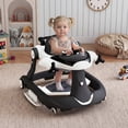 thumbnail image 3 of AILEEKISS 5-in-1 Musical Baby Walker with Wheels, Foldable Baby Walker for Boys Girls, Black, 3 of 10