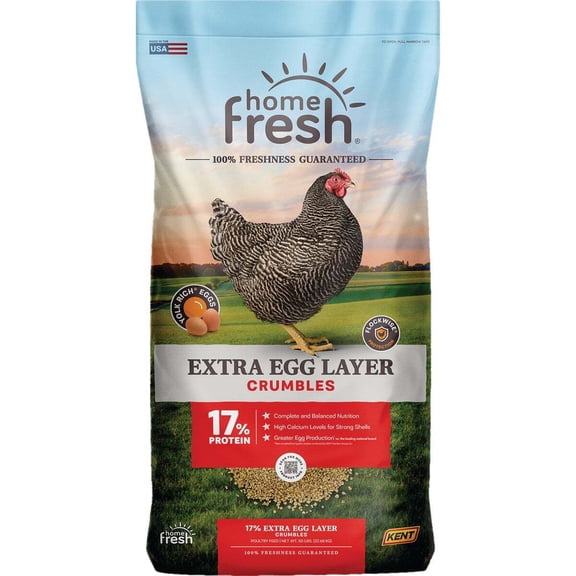 Kent Home Fresh Extra Egg Layer 50 Lb. Crumble Feed 3661