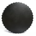thumbnail image 5 of LuxenHome Black Cement Round Coffee Table, 5 of 9