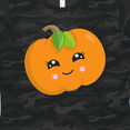 thumbnail image 4 of Inktastic Smiling Pumpkin, Halloween, Orange Pumpkin Women's T-Shirt, 4 of 5