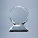 thumbnail image 3 of Creative Gifts International 004128 6.75 in. Round Optic Glass Trophy On Base, 3 of 4