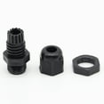 thumbnail image 3 of SagaSave 1/5/10/15 Pcs Nylon Cable Glands Connectors with Locknut & Washer Waterproof Black/White, 3 of 5