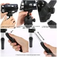 thumbnail image 3 of Andoer H20 Compact Foldable Desktop Tripod with Detachable Ball Head, Adjustable Legs (13-23cm Working Height), 1/4 Inch Screw, 2KG Load Capacity, Lightweight 290g - Available in Black, Black&Red,, 3 of 7