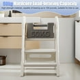 thumbnail image 6 of Zxareky Foldable Kitchen Step Stool, Non-Slip Bathroom Sink Step Stool with Flip-up Pedal, 6 of 6
