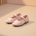 thumbnail image 3 of bebe Toddler Girls' Ballet Shoes – Shimmer Ballet Flats with Charms, Dressy Toddler Ballet Shoes, Ballet Shoes for Girls, 3 of 8