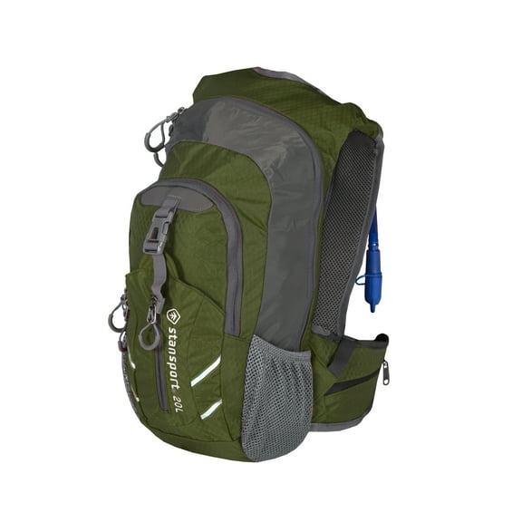 Stansport 20 Liter Day Pack with Hydration Bladder - Olive