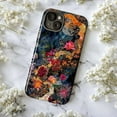 thumbnail image 6 of Elegant Oriental Floral Tapestry Phone Case, Vintage Boho Aesthetic Protective Cover for iPhone 16 15 14 13 12 11 Pro Max Plus Mini, 6 of 6