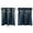 Navy blue, variant on Short Blackout Curtains for Living Room Bedroom, 29 x 24 inches Window Treatment Small Panels Kitchen Cabinet Half-curtain Dustproof Cafe Drape (Navy Blue)