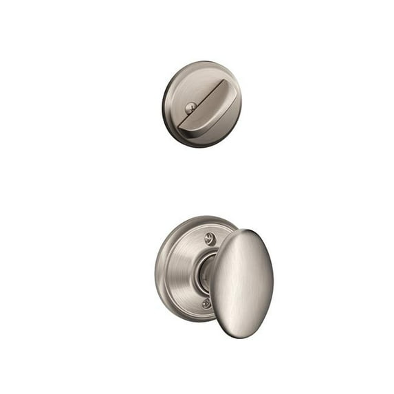 Siena Knob Inside Trim for Single Cylinder Handleset - Satin Nickel
