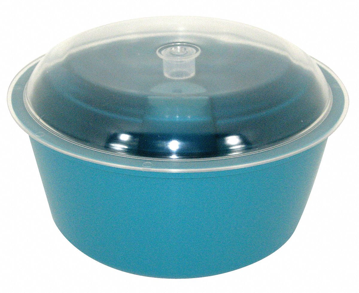 Raytech Vibratory Tumbler Bowl and Lid, 8In Dia. 23005