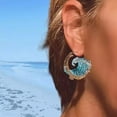 thumbnail image 4 of Ocean's Oath Jewelry Set, Adjustable Ocean Wave Necklace/Ring/Earring Summer Marine Theme Jewelry Packs Romance From The Sea-ocean's Oath Inspirational Friendship Blue Ocean Jewelry Gift for Women, 4 of 6