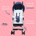 thumbnail image 4 of Carriola Bastón Plegado Compacto Viajera iBaby Piegato Ultra Ligera azul, 4 of 9