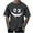 Dark Gray T-Shirt, variant on Dagegui Mens Crew Neck Short Sleeve Tops Smile Face Graphic T-Shirt Plus Size Casual Loose Fit Tee Trendy Streetwear Hiphop T Shirts Navy S