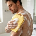 thumbnail image 4 of Btomtd Stretchy Stretchable Frosted Bath Towel Nylon Back Exfoliating Cloth Household Bath Towel, 4 of 6