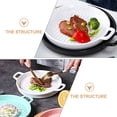 thumbnail image 4 of Ceramic Plate Ceramic Baking Food Plate Food Holder Restaurant Salad Plate, 4 of 5