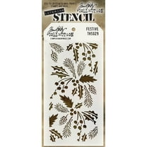 Tim Holtz Layered Stencil 4.125"X8.5"-Festive