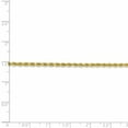 thumbnail image 4 of Leslie's 10K 2.5mm Diamond-Cut Rope Chain (Weight: 3.83 Grams, Length: 9 Inches), 4 of 4