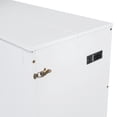 thumbnail image 5 of MODERNLUXE Multi-Functional 2-in-1 Murphy Cabinet Bed,Full Size Bed Frame Murphy Chest Bed with Built-in Power Strip & Drawer, Full Foldable Platform Bed, White, 5 of 7