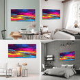 thumbnail image 2 of Cuadro Decorativo Canvas Revolution Abstracto Nubes Coloridas 120 x 60 cm, 2 of 5