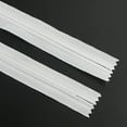 thumbnail image 3 of LAICAIW 20PCS Invisible Nylon Coil Zipper,Clothing Zipper,DIY Sewing Tools for Craft Special(22 inch,White), 3 of 6