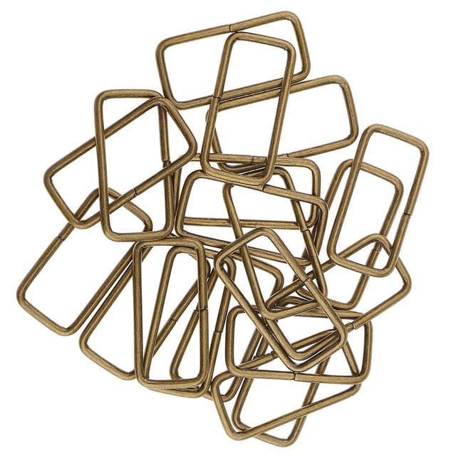 Suministros de costura, conectores, bolsa de bricolaje, metal, aproximadamente 20 piezas, disponible Bronce 38x16x2.8mm Bronce