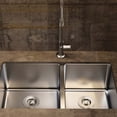thumbnail image 6 of DAX 60/40 Double Bowl Undermount Kitchen Sink - 32" x 18" - 18G - R10, Stainless Steel, No Accessories Included, 6 of 9