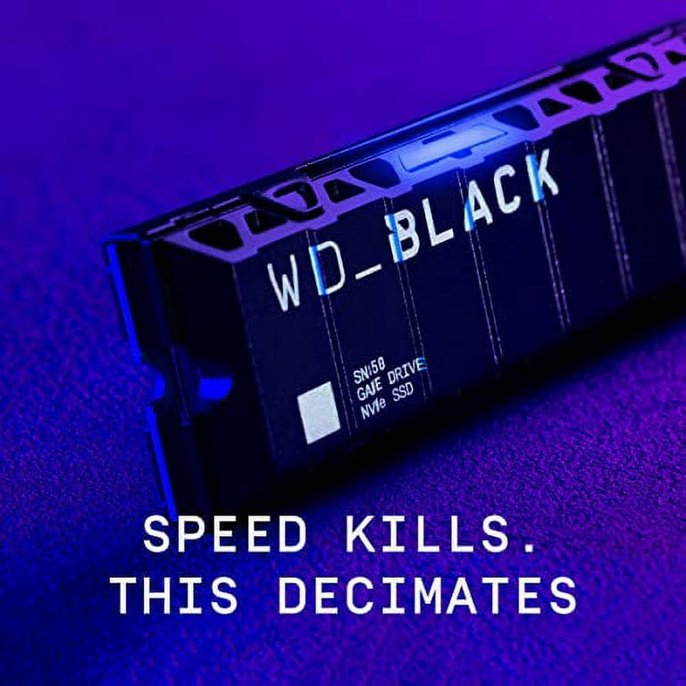 WD_BLACK 1TB SN850X NVMe Internal Gaming Solid State Drive with Heatsink -  Works with Playstation 5, Gen4 PCIe, M.2 2280, Up to 7,300 MB/s 