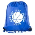 thumbnail image 1 of Mato & Hash Basketball Drawstring Bags with 3,6, and 10 pack bulk options, 1 of 4