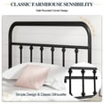 thumbnail image 2 of Walsunny Twin Size Metal Platform Bed Frame with Headboard and Footboard, No Box Spring Needed, Easy Assembly Anti-Slip Support, Storage Space Under the Bed, 2 of 7