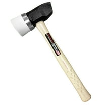 Powernail 5MI White Rubber Weighted Mallet Hammer for Flooring Nailers and Staplers