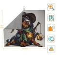 thumbnail image 2 of Dish Drying Mat, Fantasy Wizard Dog Art Highly Absorbent Drying Matt Kitchen Counter, Dish Mat Drying Pad Dishes Drainer Mats for Kitchen Counter or Sink, 16 x 18 inch, 2 of 6