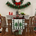 thumbnail image 4 of Christmas Tablecloth Christmas Tree Snowman Tablecloth Holiday Decoration Tablecloth, 4 of 5