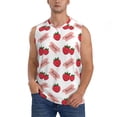 thumbnail image 1 of Fotbe Strawberry Men's Camiseta sin Mangas Estampada para Hombres, Playera Casual para Gimnasio, Entrenamiento, Playa-Large, 1 of 7