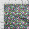 thumbnail image 1 of oneOone Polyester Lycra Sea Green Fabric Florals Dress Material Fabric Print Fabric By The Yard 56 Inch Wide, 1 of 4